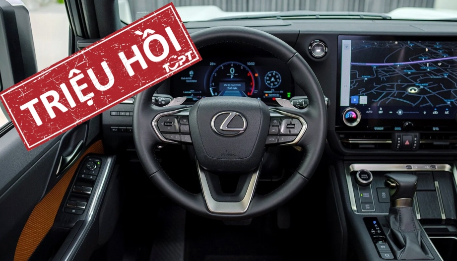 Triệu hồi Lexus GX 550 tại Việt Nam vì lỗi cụm đồng hồ táp-lô